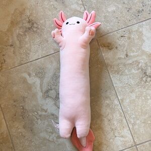 Pink Stuffed Axolotl Plush Toy